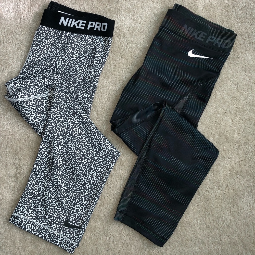 Nike pro leggings 2 for $30